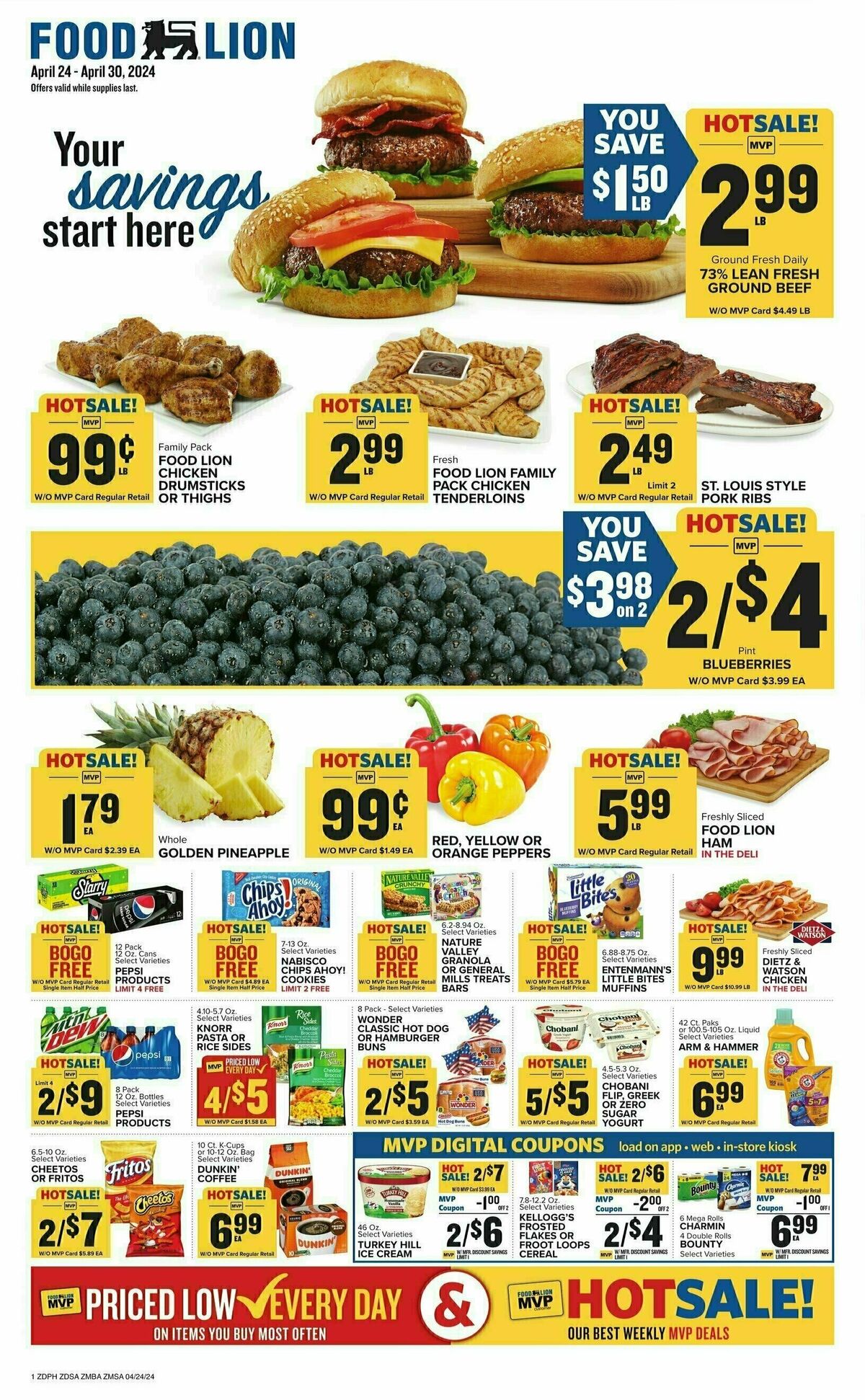 Food Lion Weekly Ad from April 24