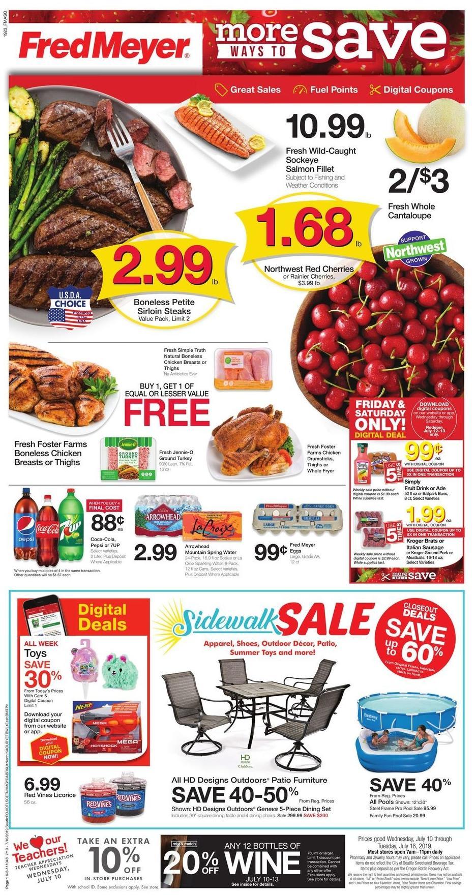 Fred Meyer Weekly Ad & Specials from July 10