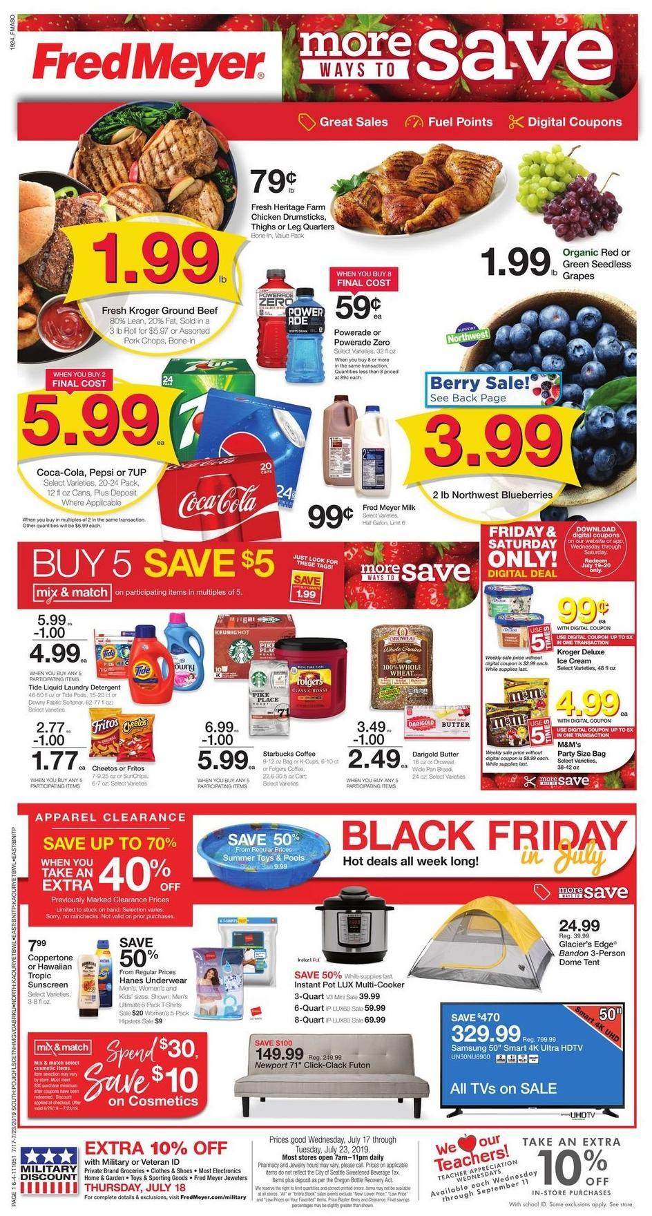 Fred Meyer Weekly Ad & Specials from July 17