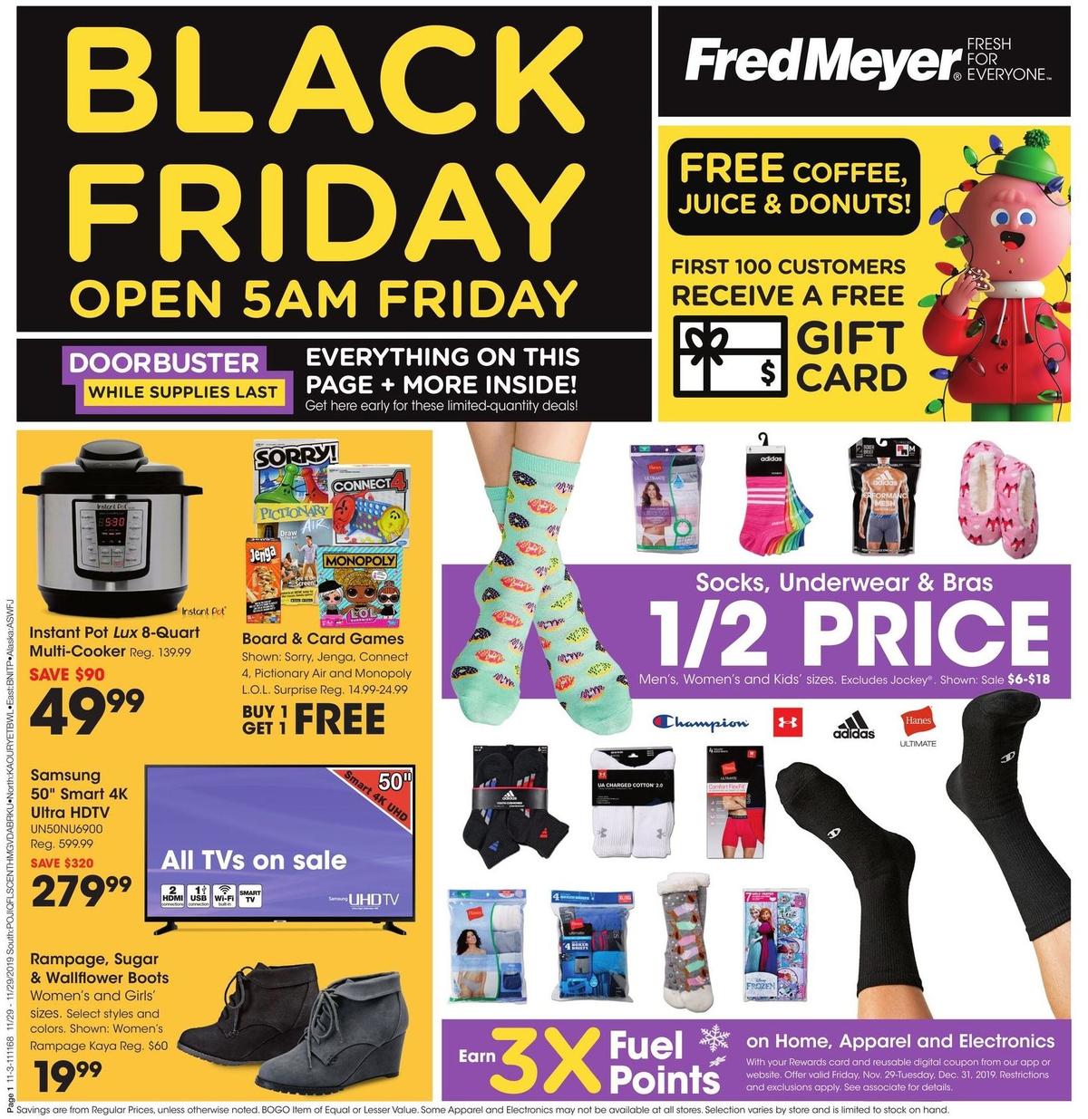 Fred Meyer Black Friday Weekly Ad & Specials from November 29
