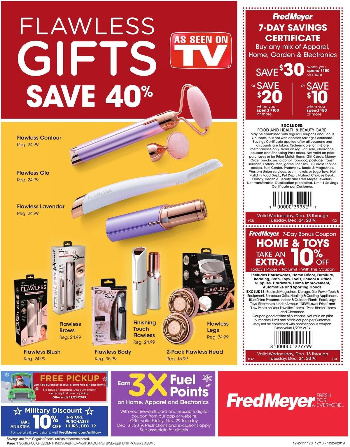 Fred Meyer As Seen On TV Weekly Ad & Specials from December 18