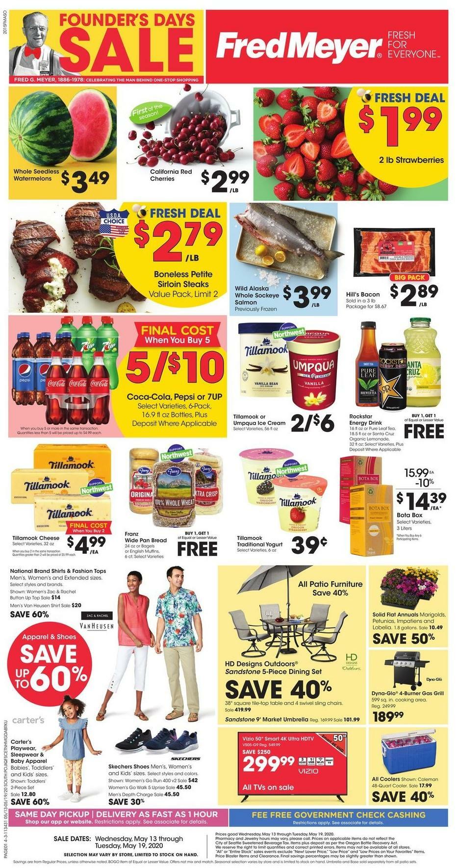 Fred Meyer Founder's Day Sale Weekly Ad & Specials from May 13