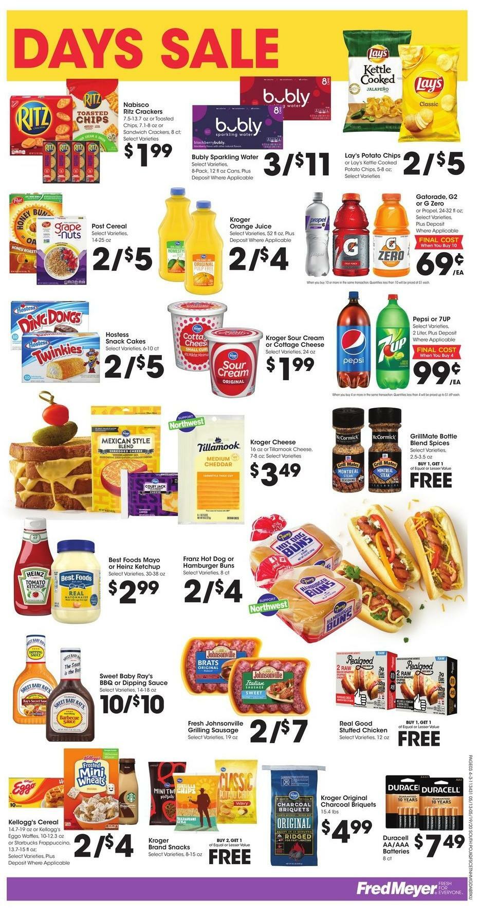 Fred Meyer Founder's Day Sale Weekly Ad & Specials from May 13 Page 3
