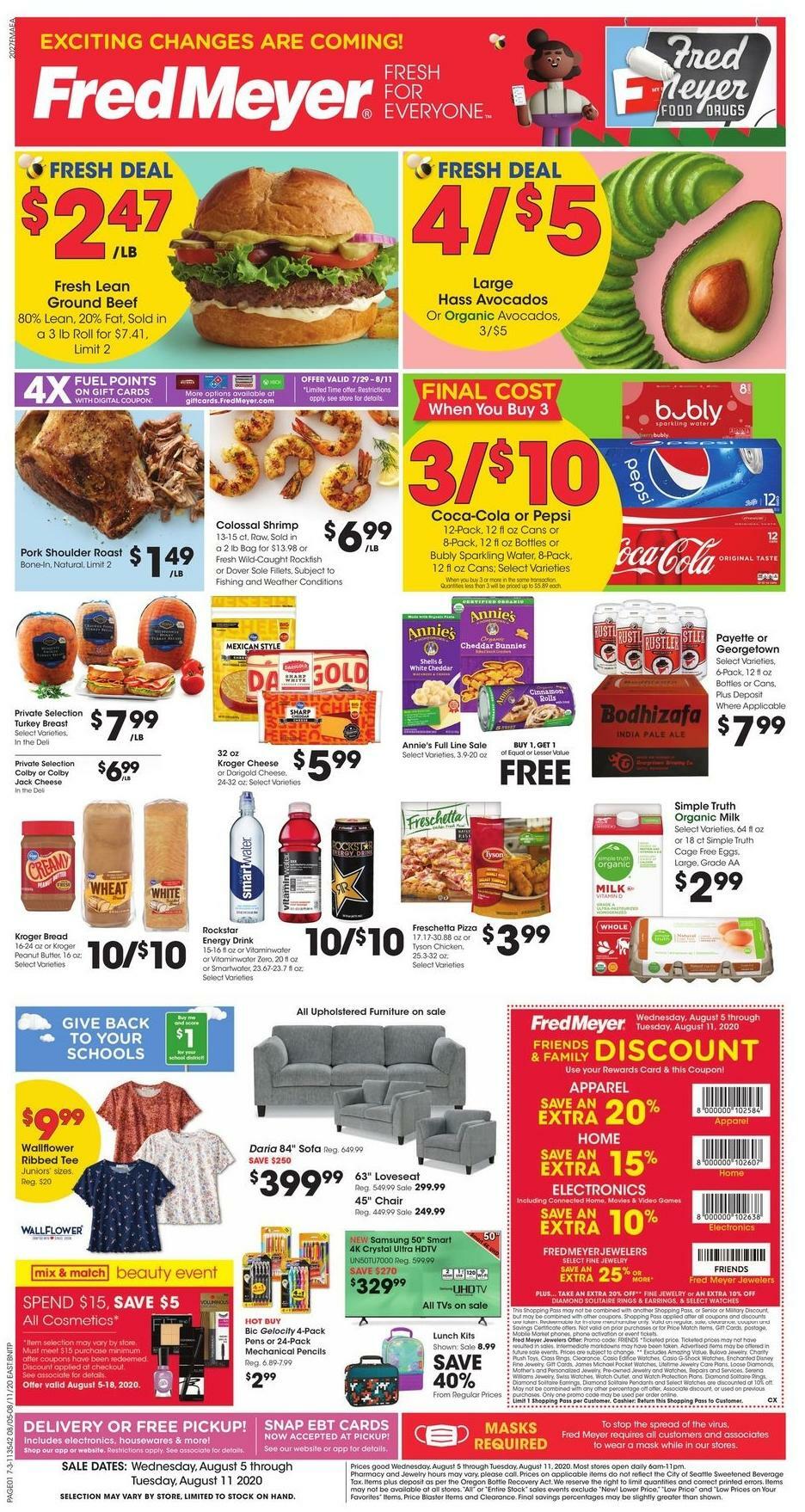 Fred Meyer Weekly Ad & Specials from August 5