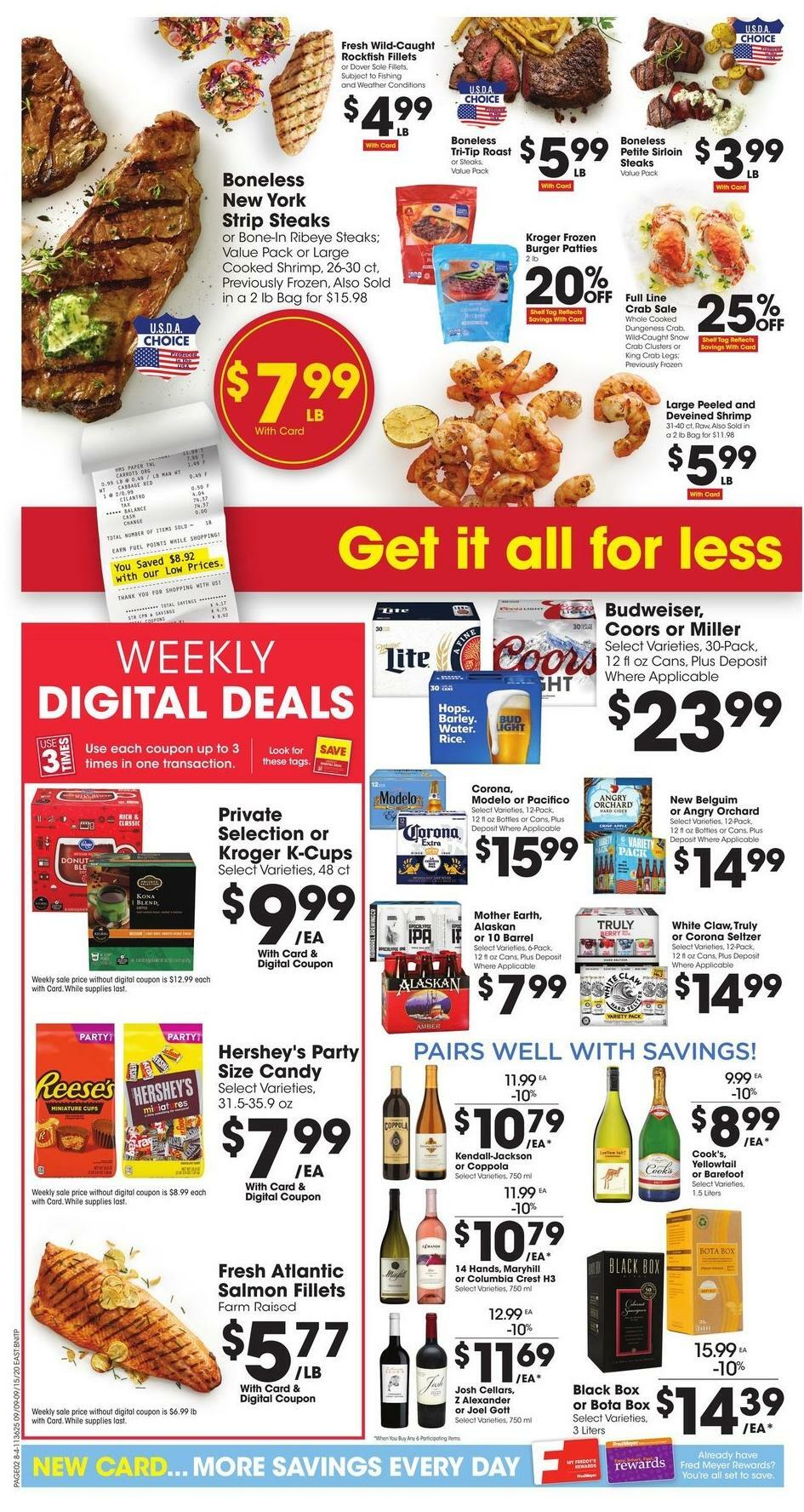 Fred Meyer Weekly Ad & Specials for September 9 - Page 2