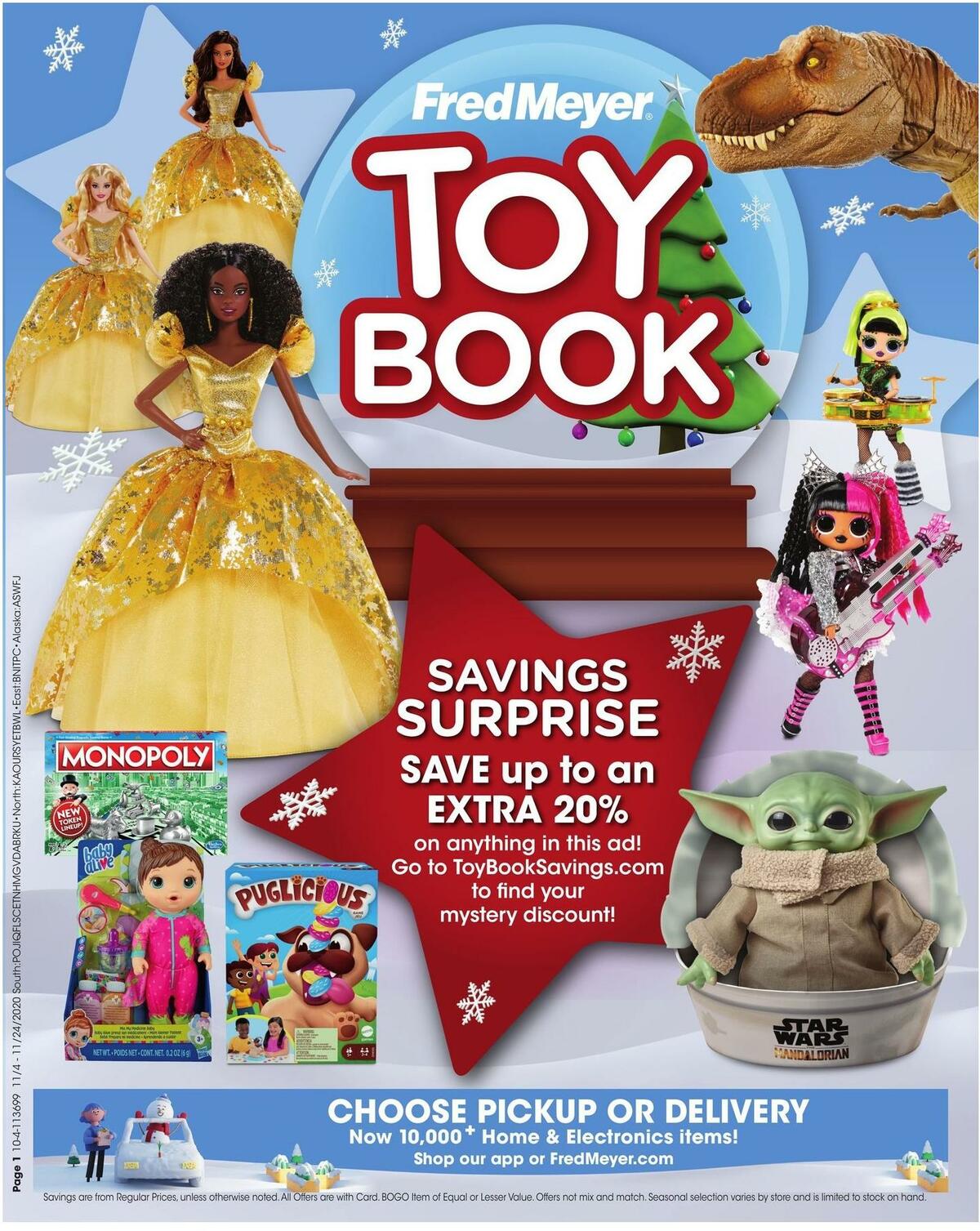 Fred Meyer Toy Wish Book Weekly Ad & Specials from November 4