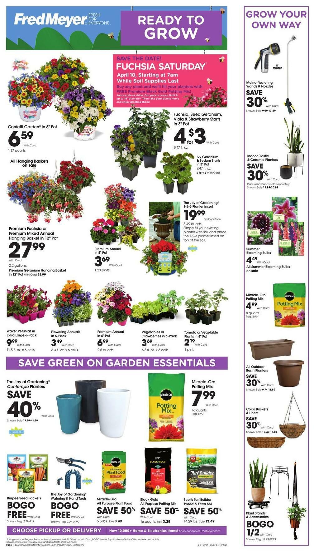 Fred Meyer Garden Weekly Ad & Specials from April 7