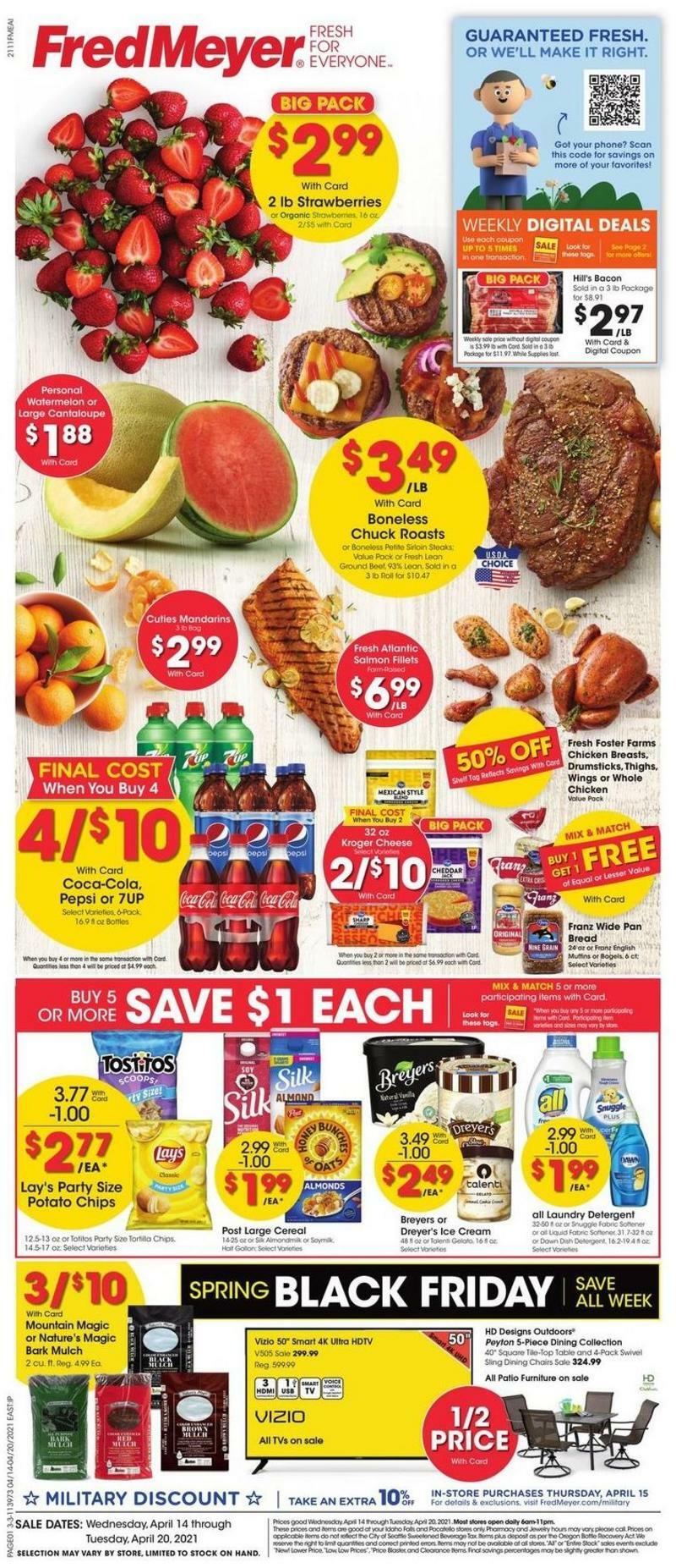 Fred Meyer Weekly Ad & Specials from April 14