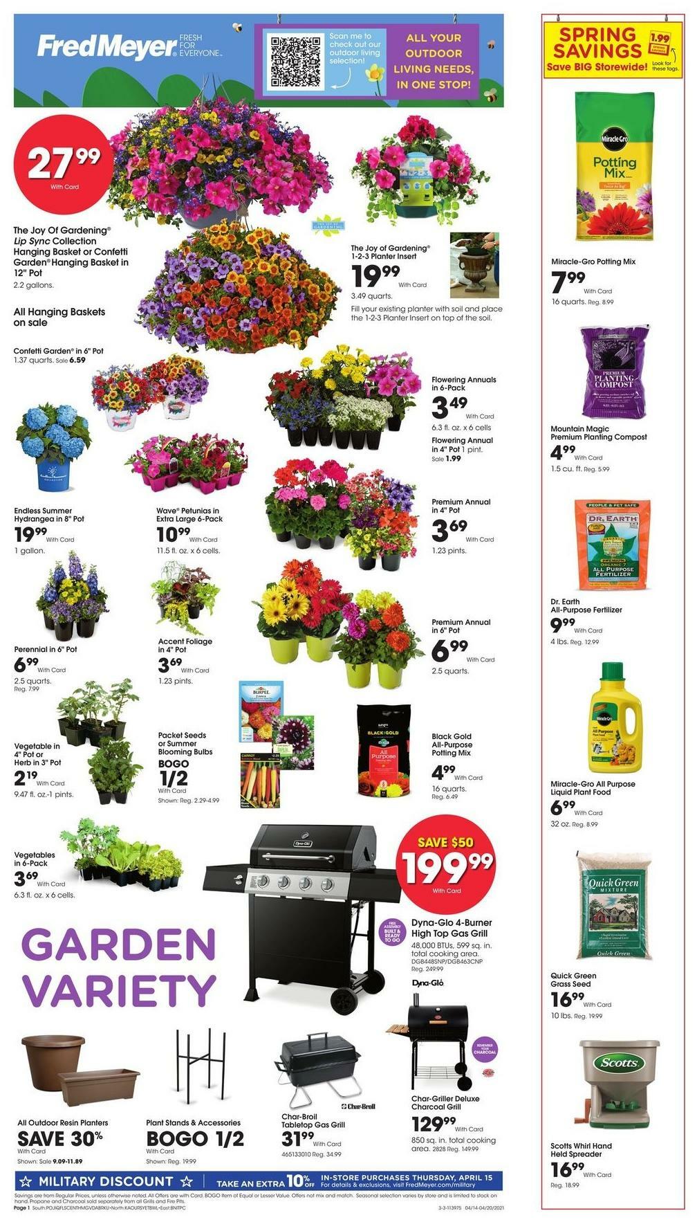Fred Meyer Garden Weekly Ad & Specials from April 14