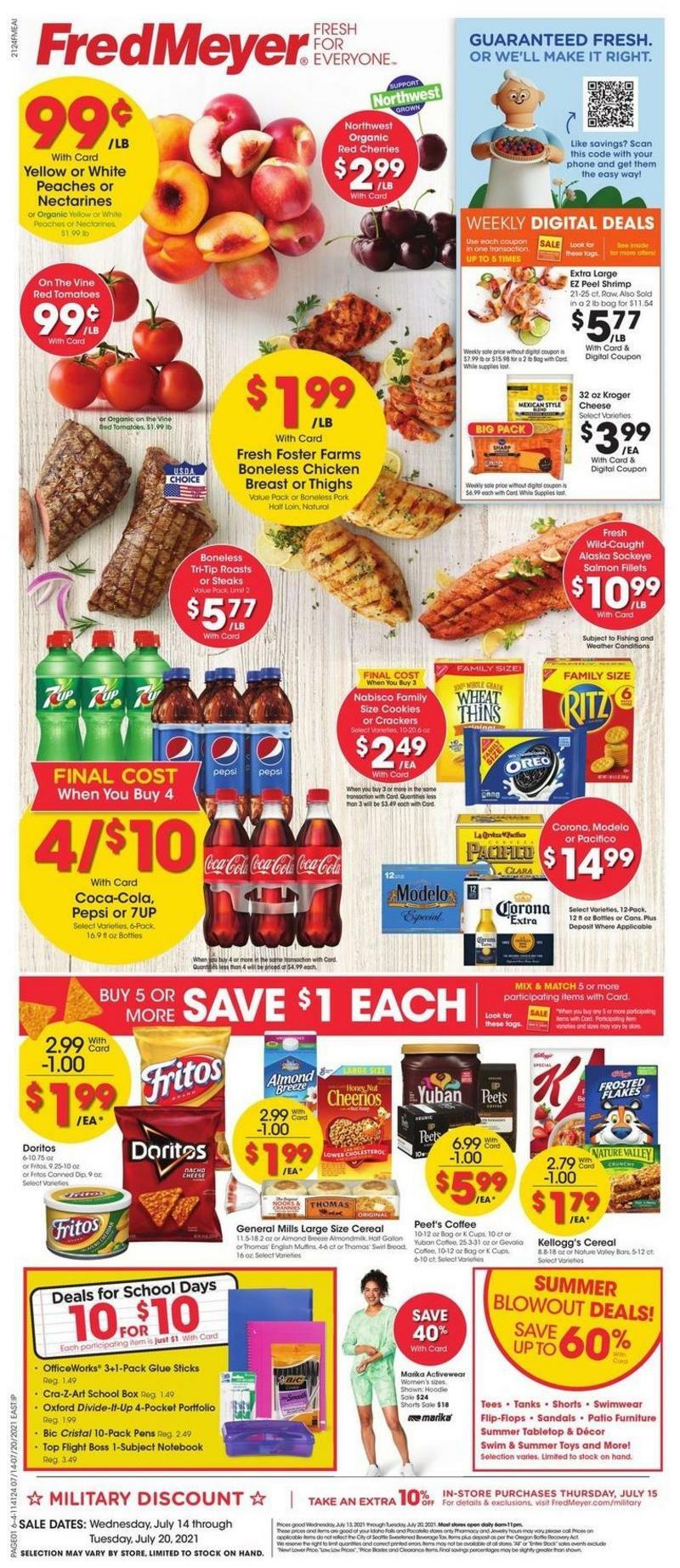 Fred Meyer Weekly Ad & Specials from July 14