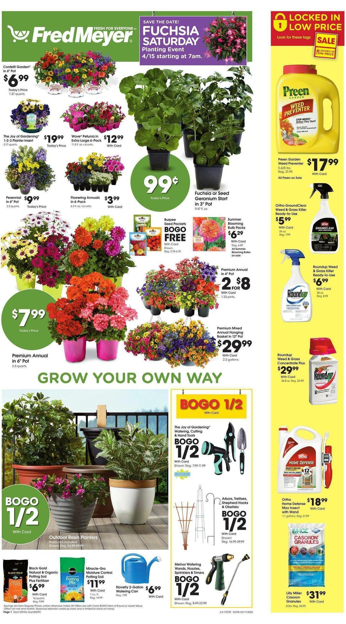 Fred Meyer Garden Weekly Ad & Specials from April 5