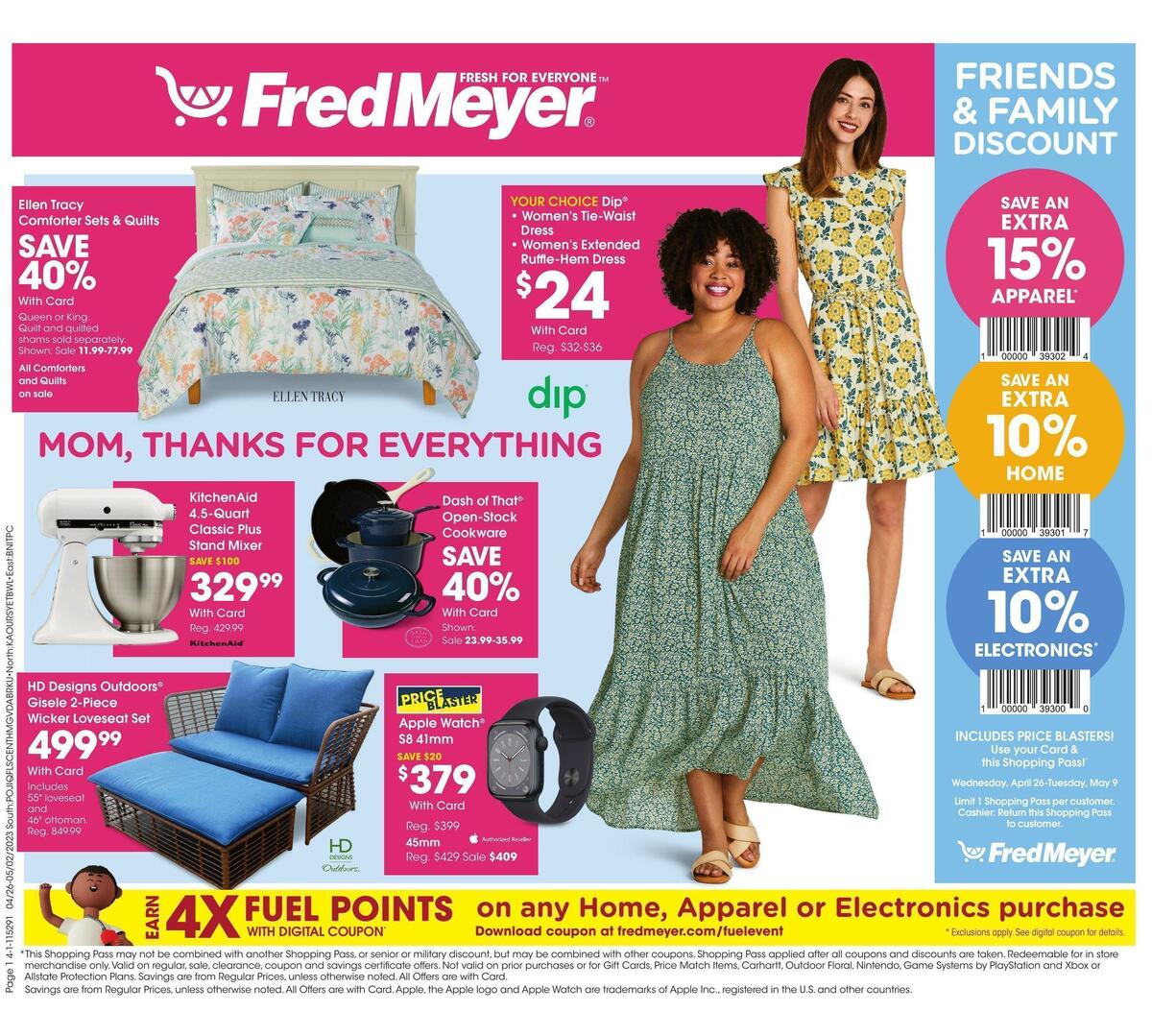 Fred Meyer General Merchandise Weekly Ad & Specials from April 26