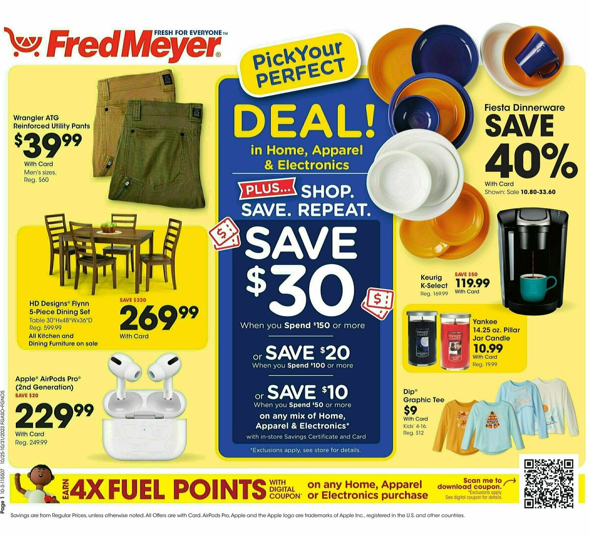 Fred Meyer Weekly Ad & Specials from October 24