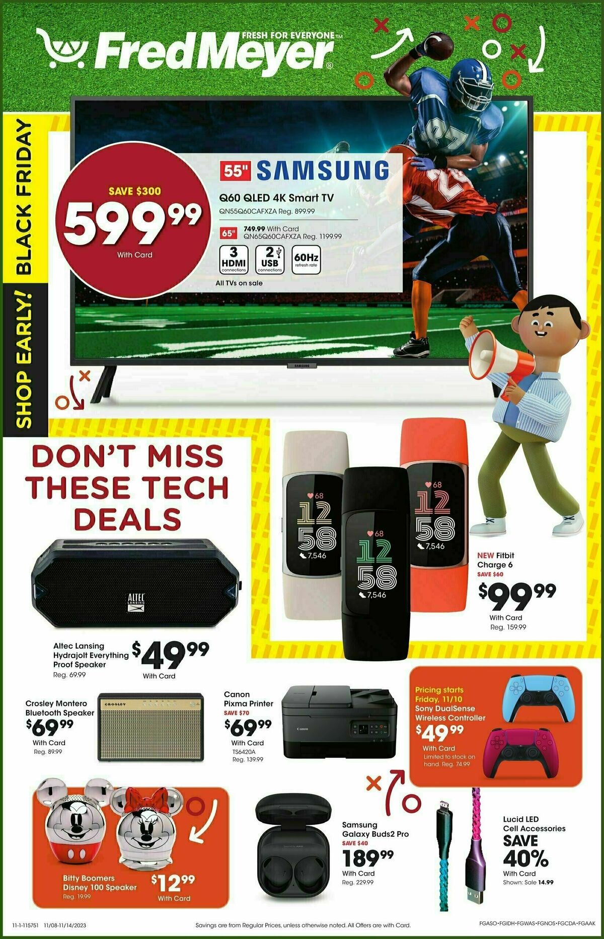 Fred Meyer Electronics Weekly Ad & Specials from November 8