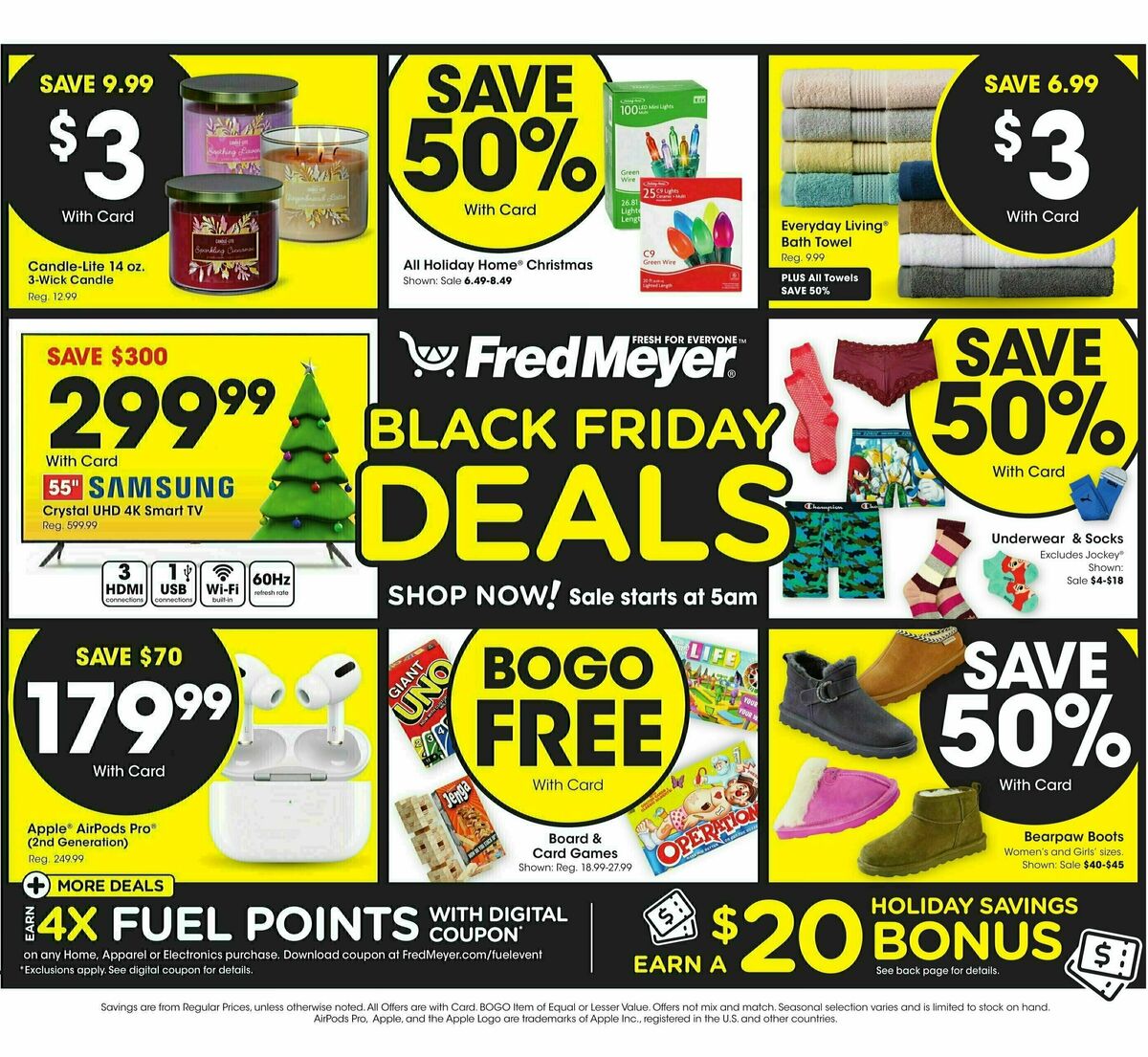 Fred Meyer Preview Black Friday Weekly Ad & Specials from November 24