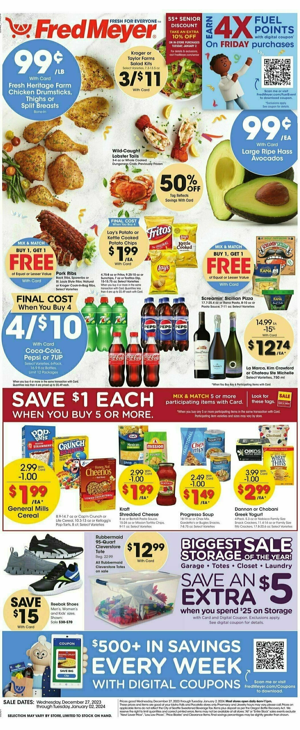 Fred Meyer Weekly Ad & Specials from December 27