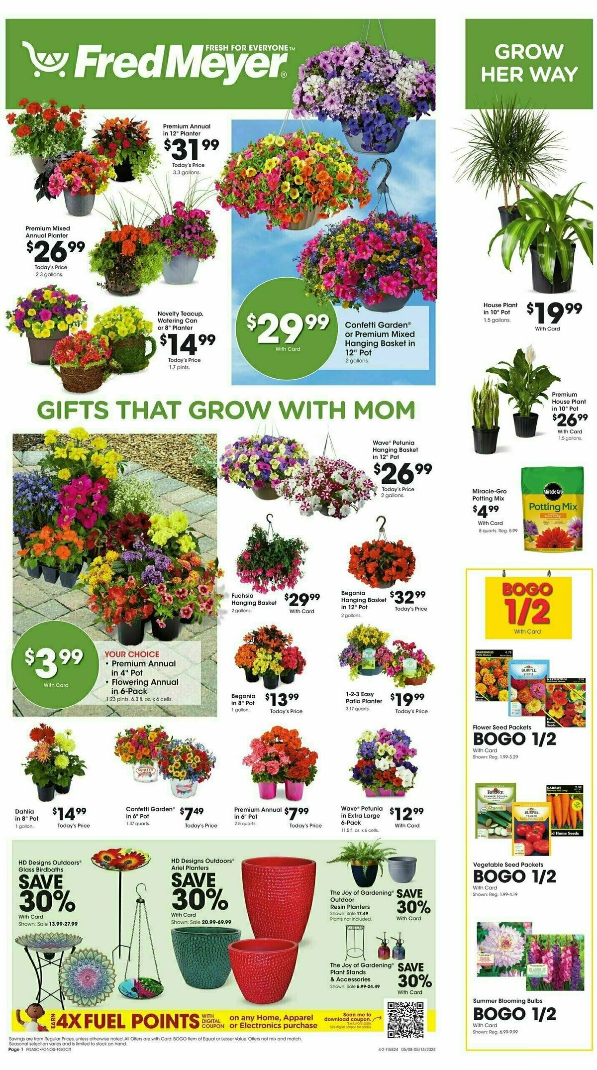 Fred Meyer Garden Center Weekly Ad & Specials from May 8