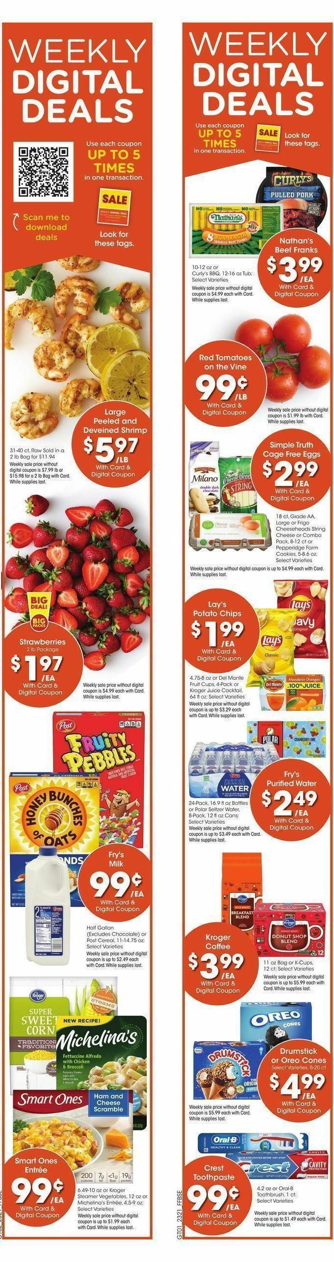 Fry's Food Weekly Ad from June 21 Page 2