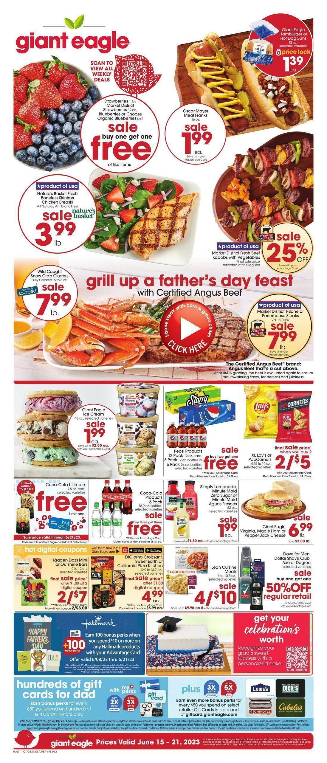 Giant Eagle Weekly Ads & Specials from June 15