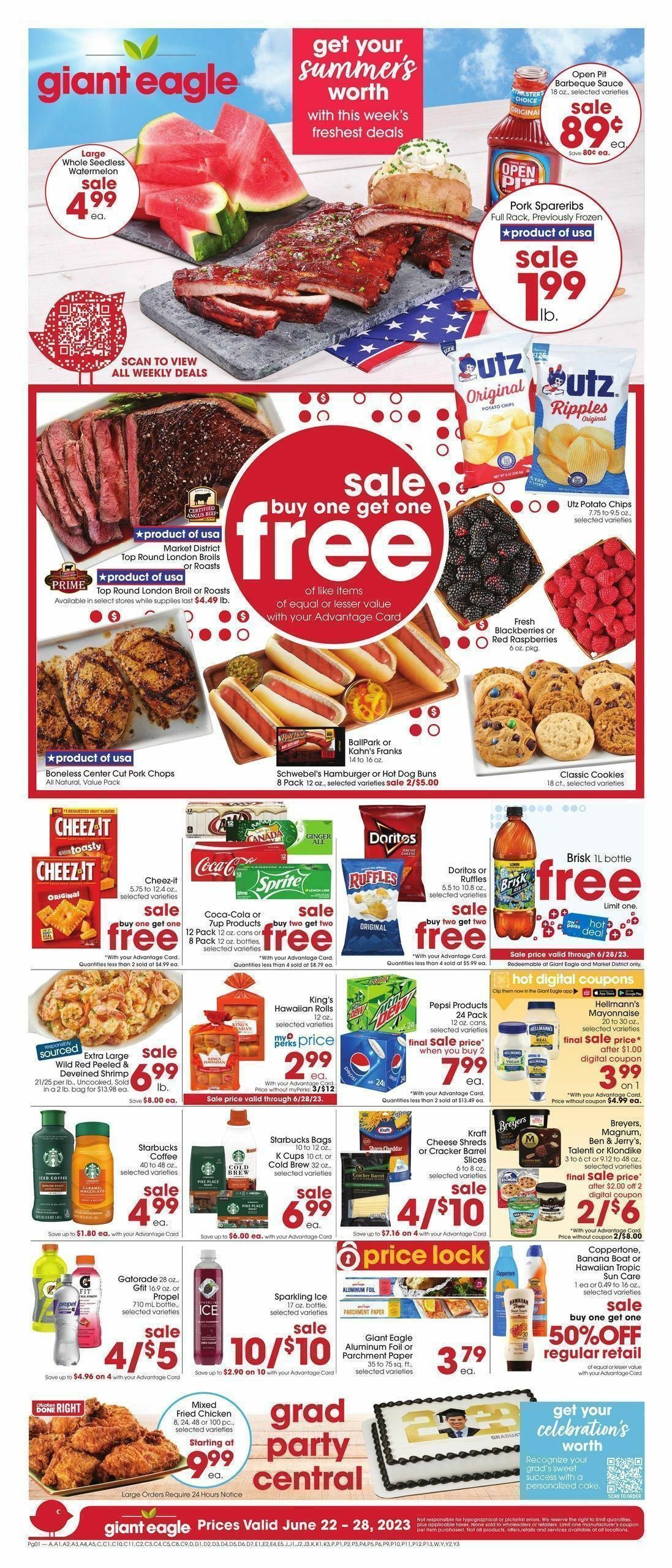 Giant Eagle Weekly Ads & Specials from June 22