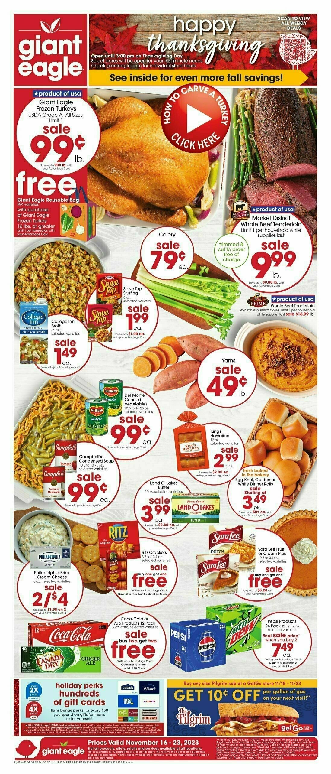 Giant Eagle Weekly Ads & Specials From November 16