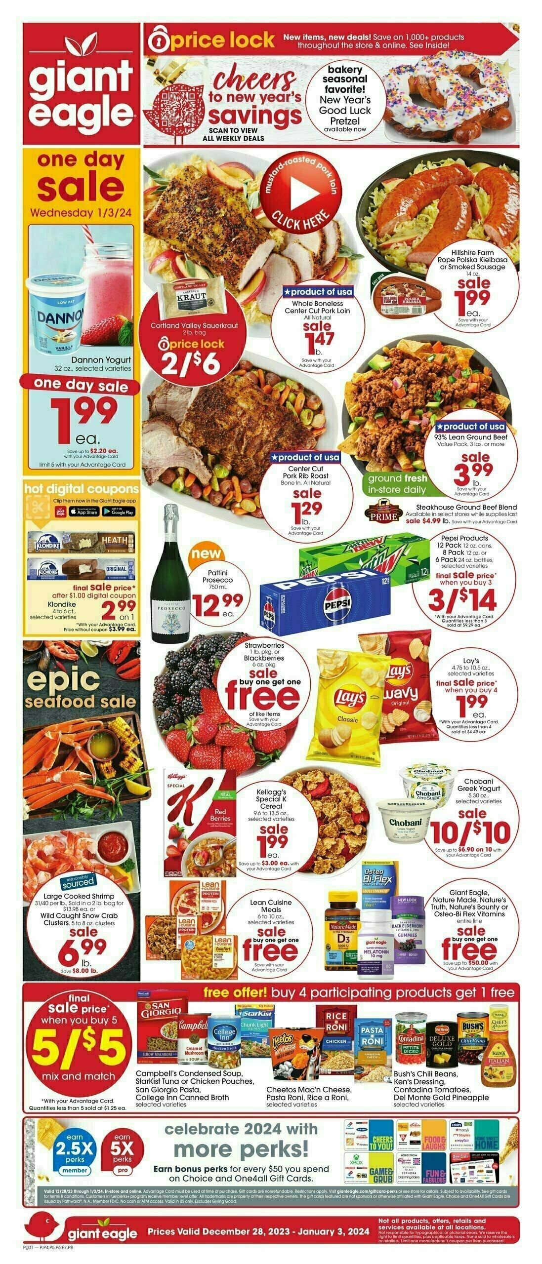 Giant Eagle Weekly Ads & Specials from December 28