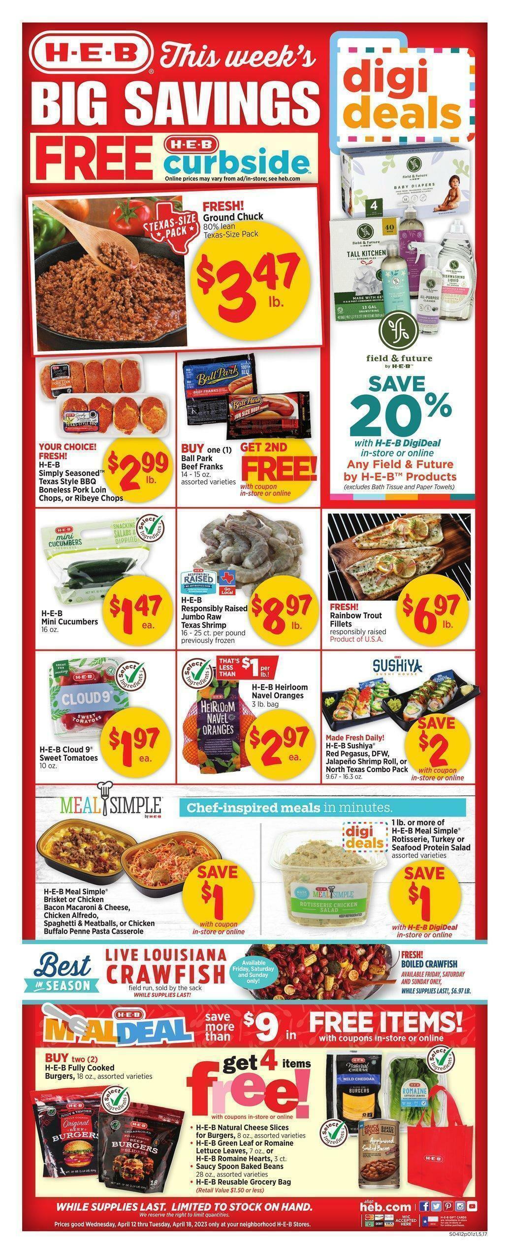 H-E-B Weekly Ad & Weekly Deals From April 12