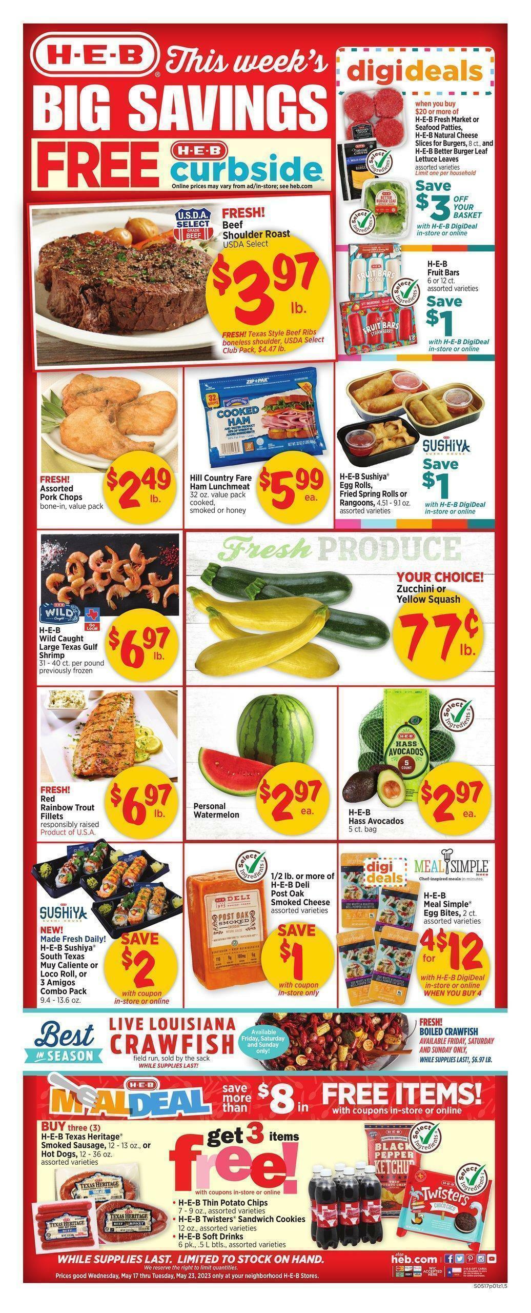 H-E-B Weekly Ad & Weekly Deals From May 17