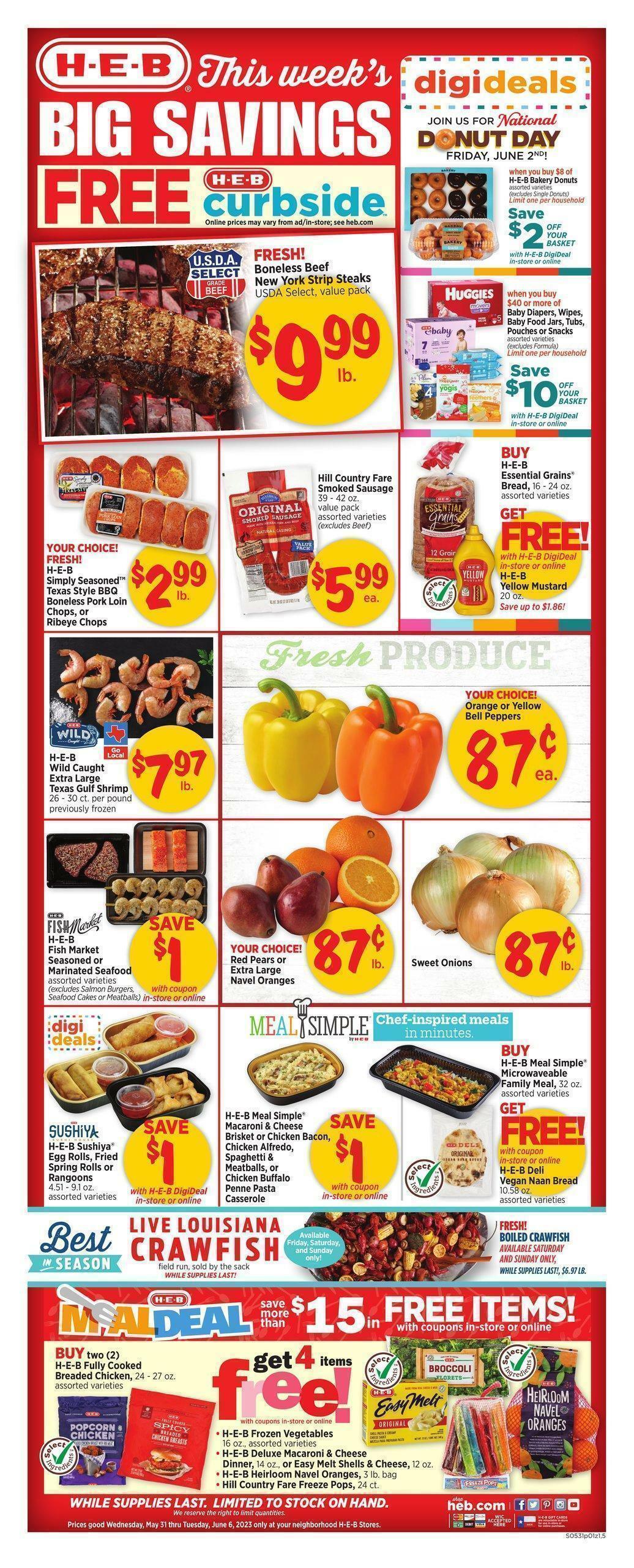 H-E-B Weekly Ad & Weekly Deals From May 31