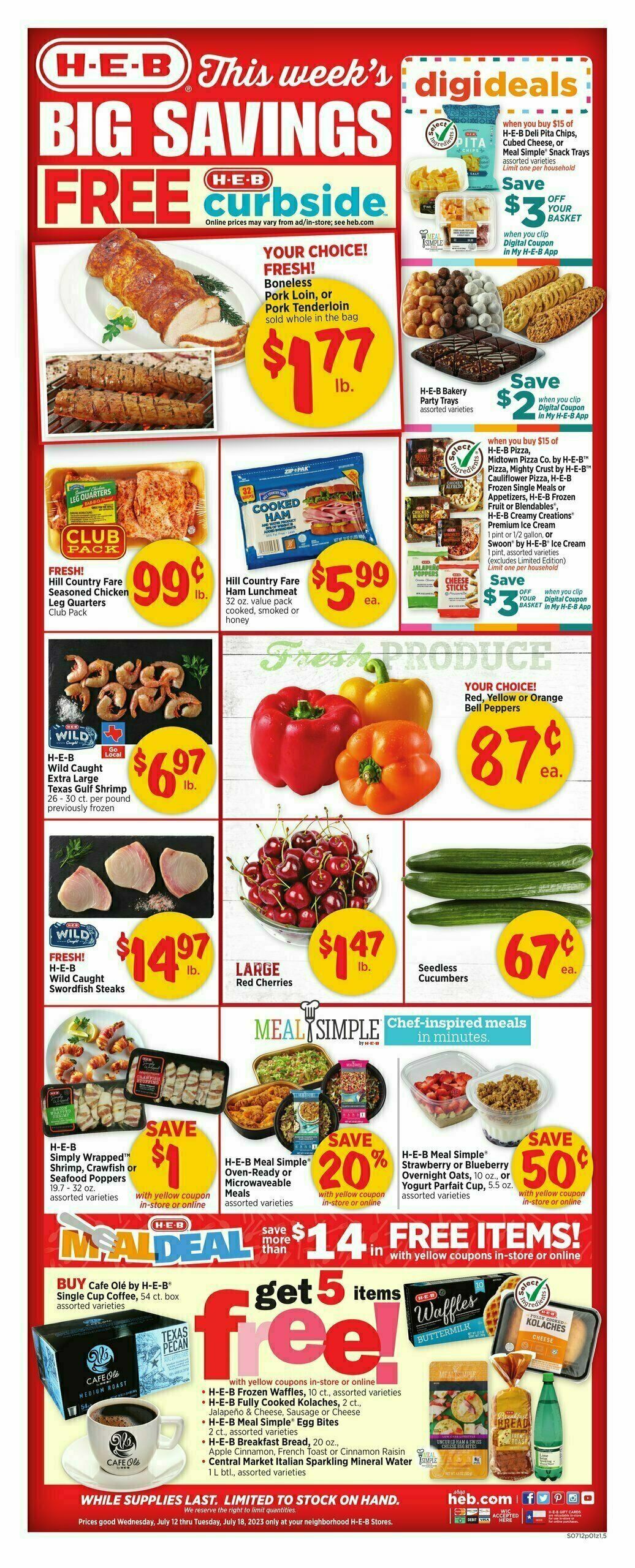 H-E-B Weekly Ad & Weekly Deals From July 12