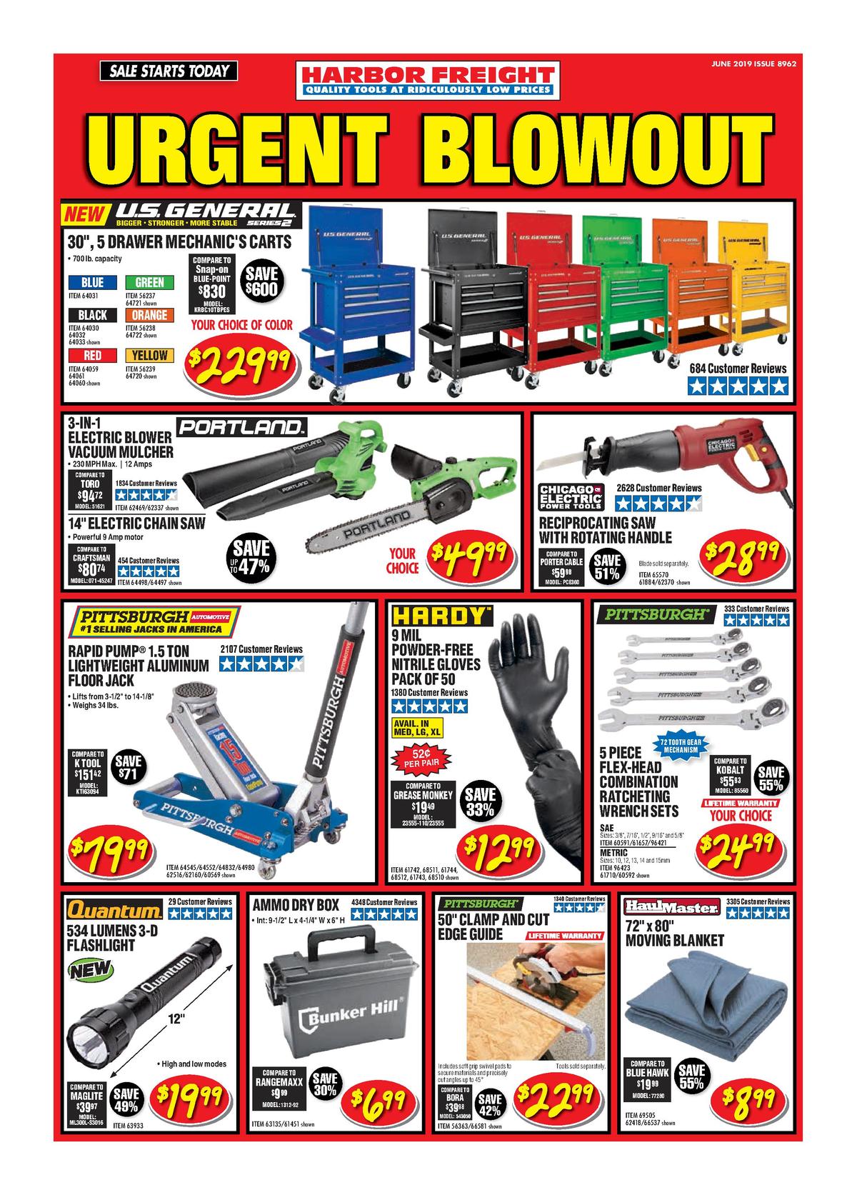 Harbor Freight Tools Best Offers & Special Buys from May 29
