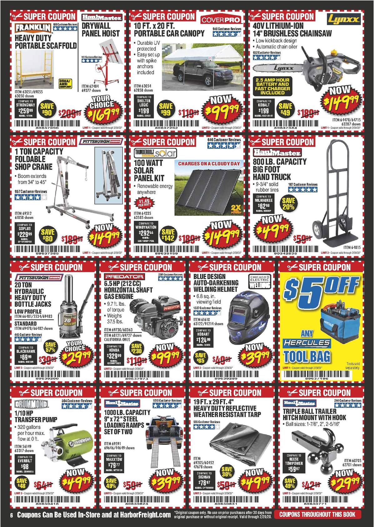 Harbor Freight Tools Best Offers & Special Buys for February 1 - Page 6