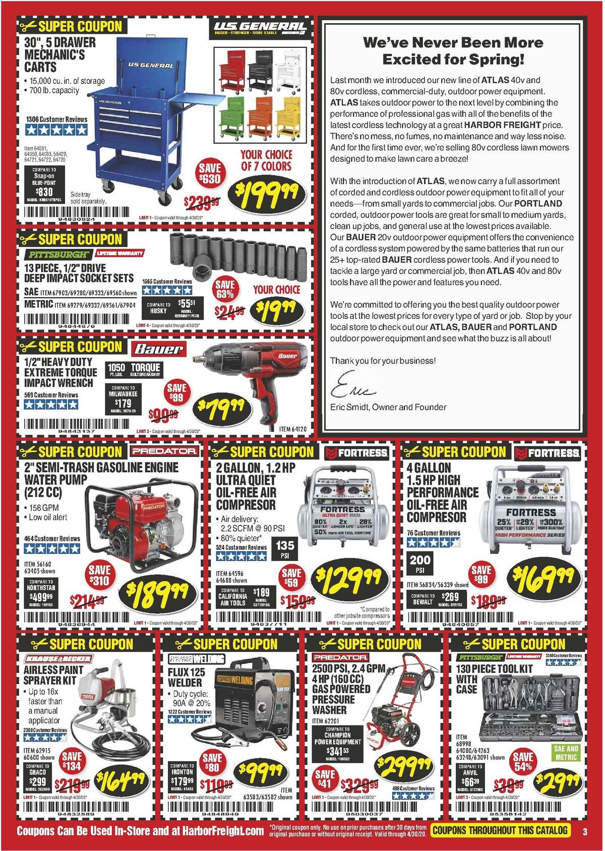 Harbor Freight Tools Best Offers & Special Buys for April 1 - Page 3