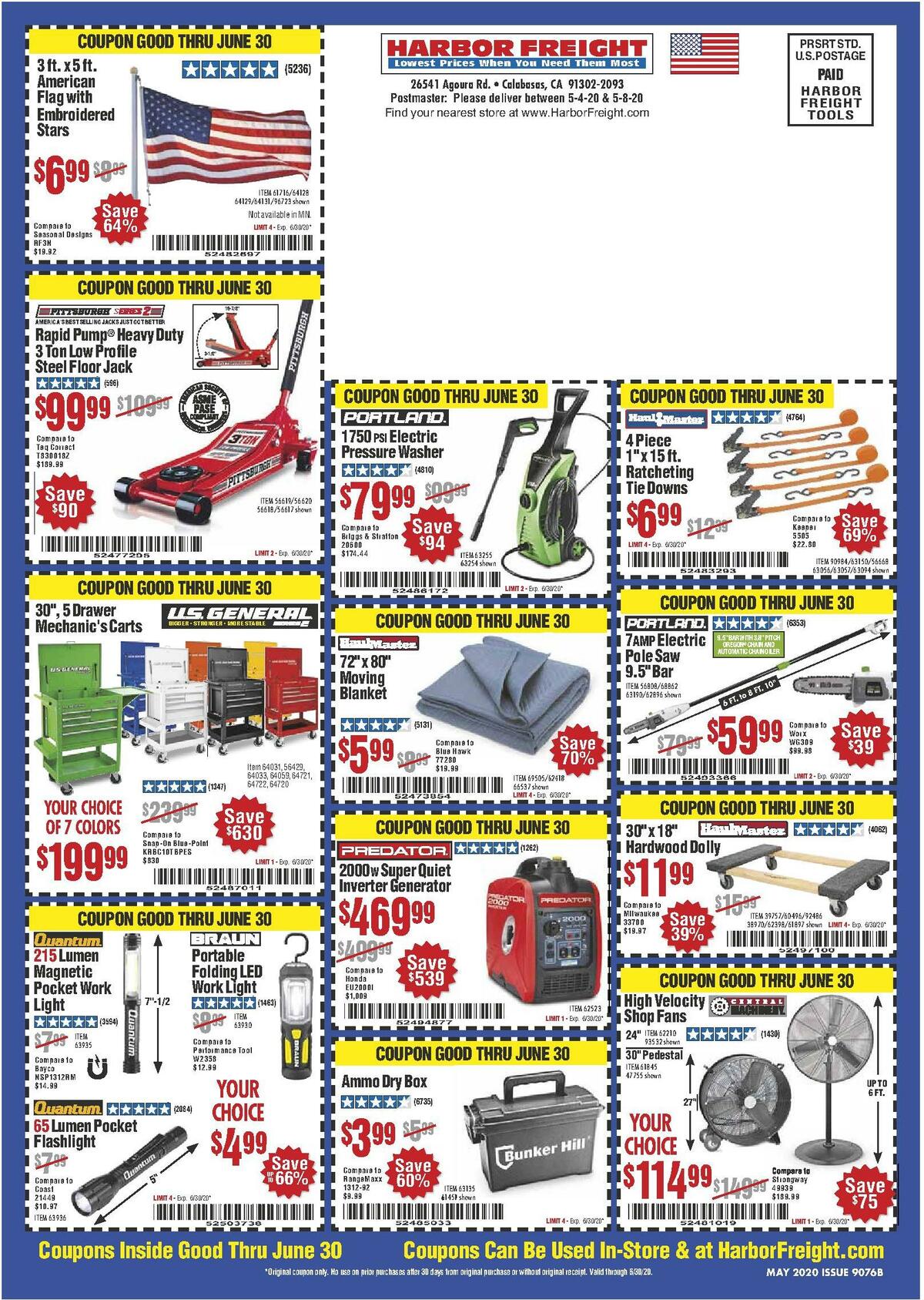 Harbor Freight Tools Best Offers Special Buys From May 1 Page 48   48 