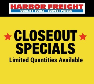 harbor freight tools wv summersville closeout specials fri mon