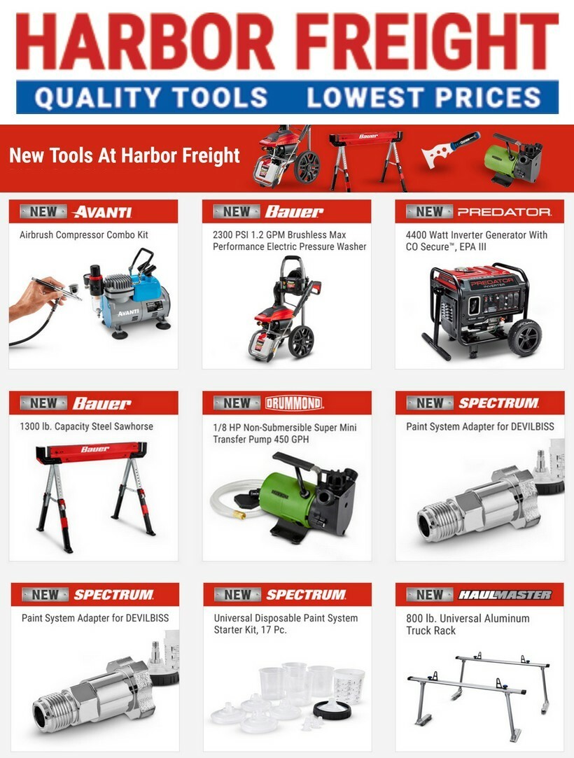 Harbor Freight Tools New Tools Best Offers And Special Buys From May 28 