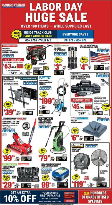 Harbor Freight Tools - Alpena, MI - Hours & Weekly Ad