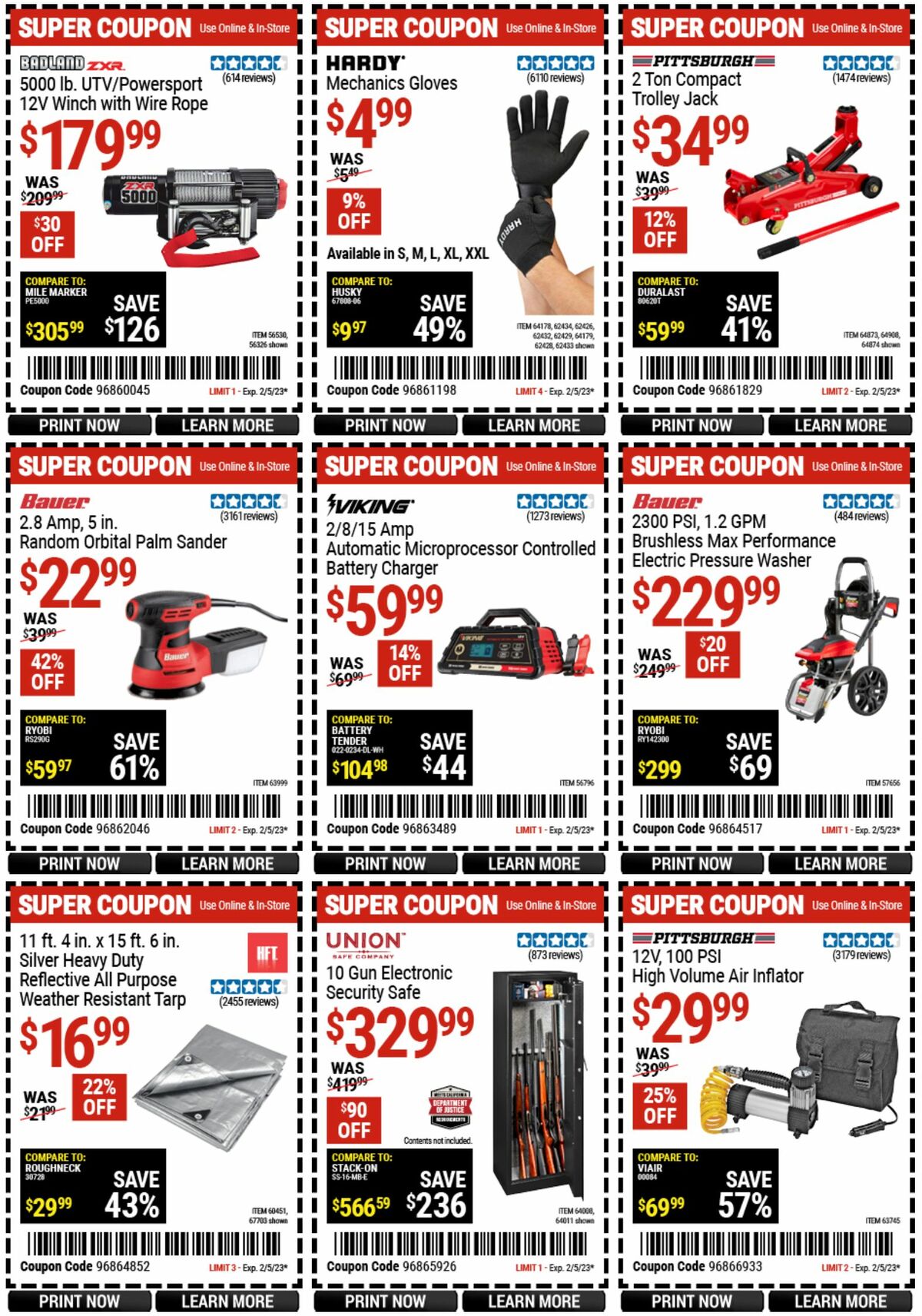 Harbor Freight Tools Best Offers And Special Buys From January 23 Page 2