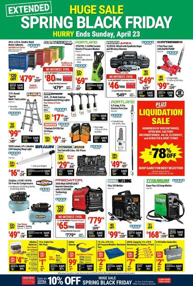 Harbor Freight Tools Best Offers & Special Buys