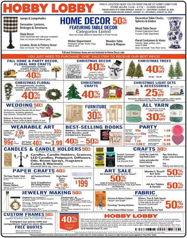 Hobby Lobby - Henrietta, NY (NEW Store) - Hours & Weekly Ad on Hobby Lobby Hrs id=65888