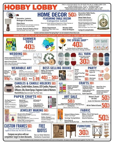 Hobby Lobby - Framingham, MA - Hours & Weekly Ad