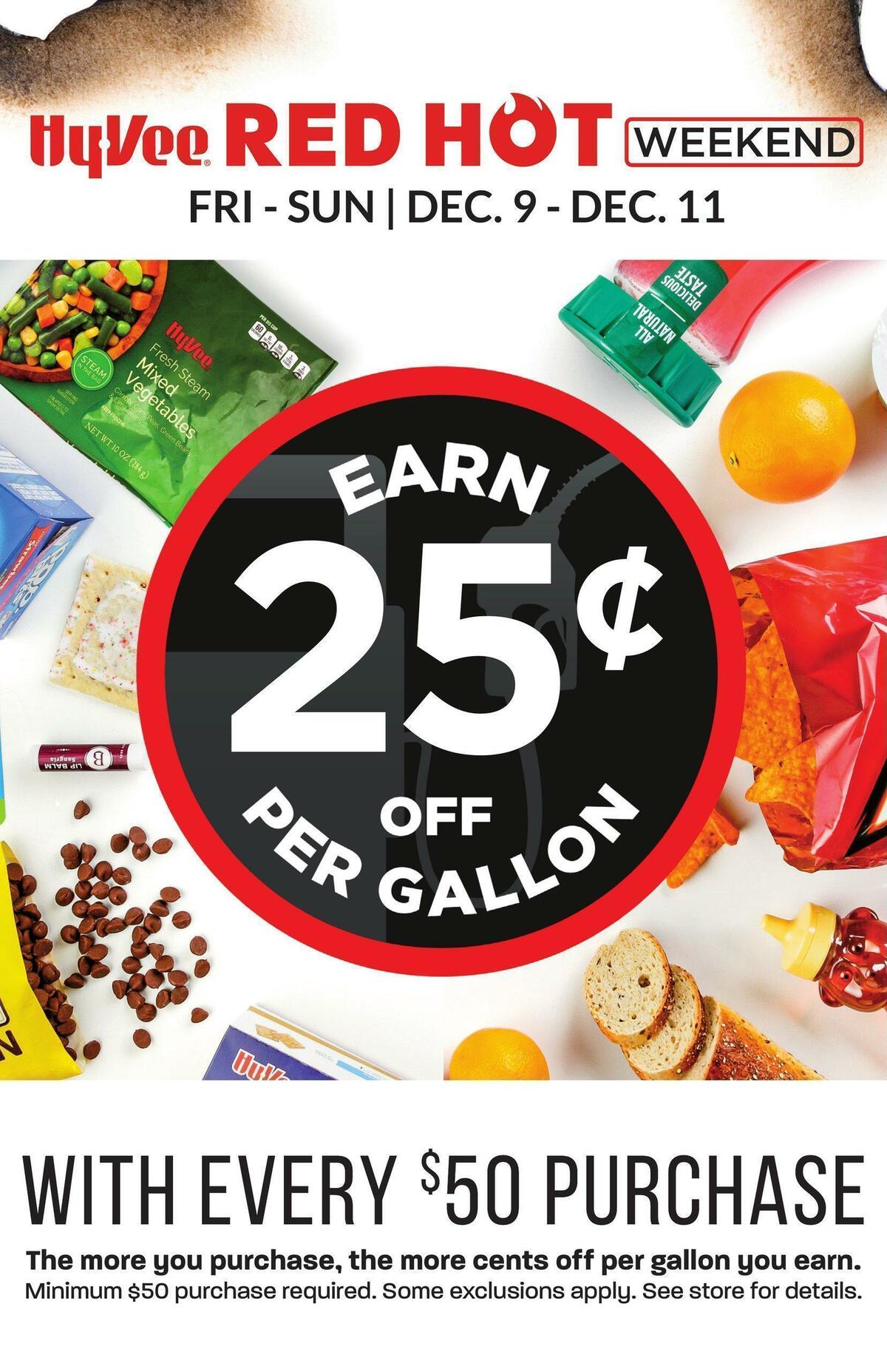 HyVee Special Sales from December 9