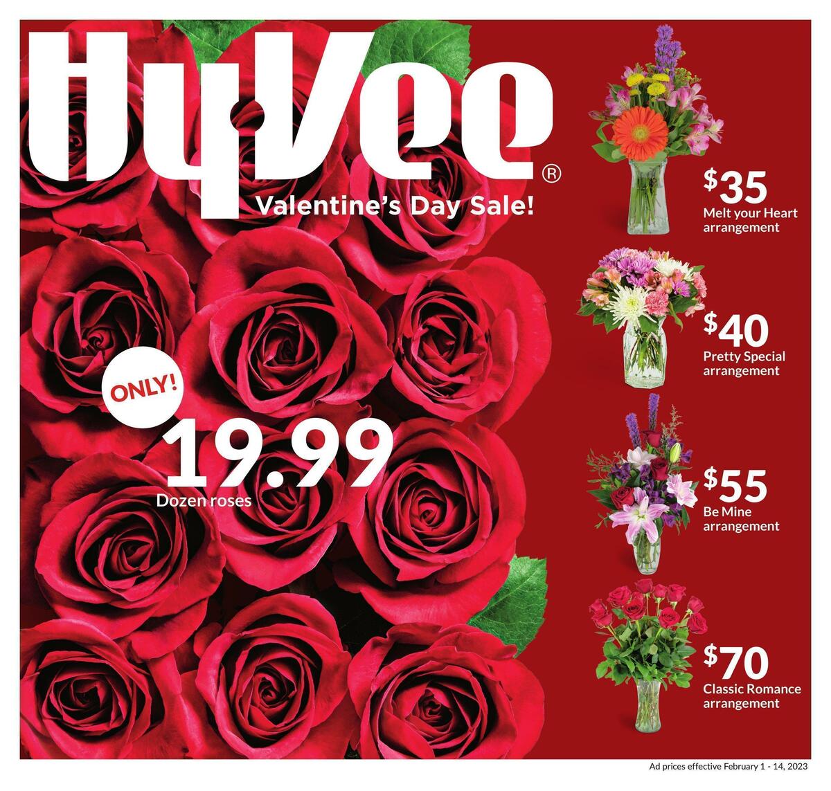 HyVee Valentine's Day Deals & Ads from February 1