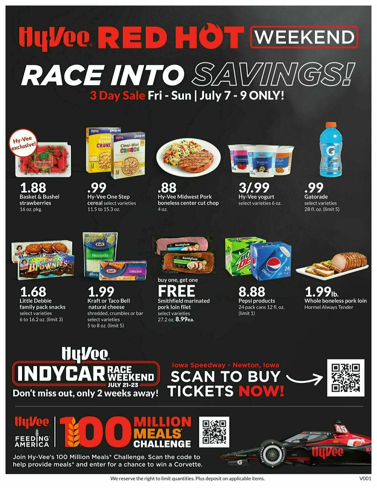 HyVee Race Into Savings! Deals & Ads from July 7