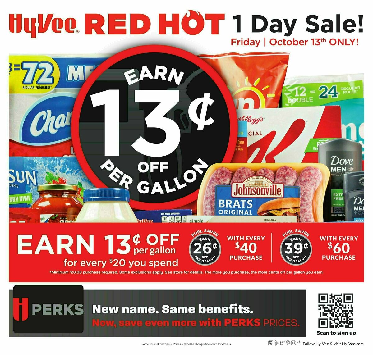 HyVee One Day Sale Deals & Ads from October 13