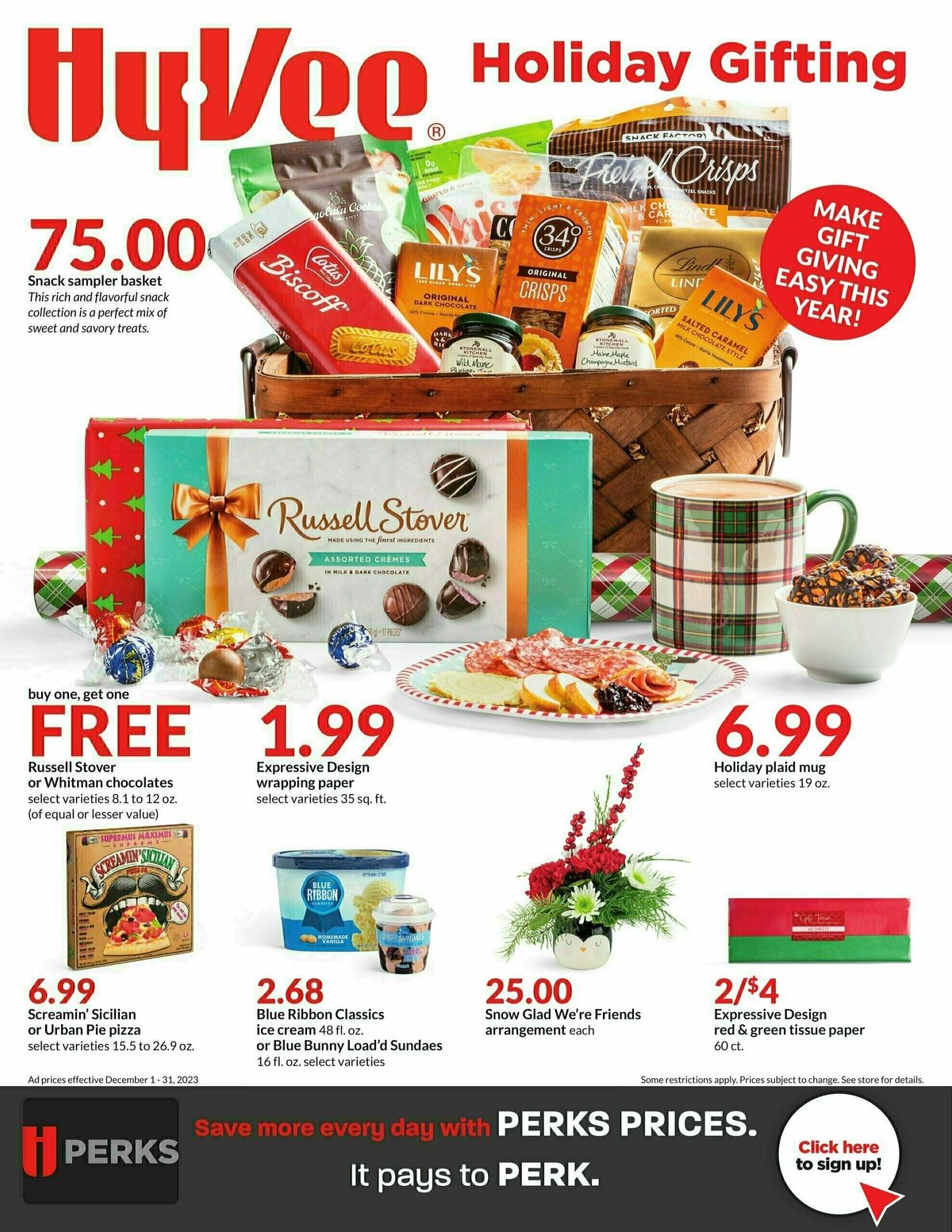 HyVee December Monthly Digital Ad Deals & Ads from December 1