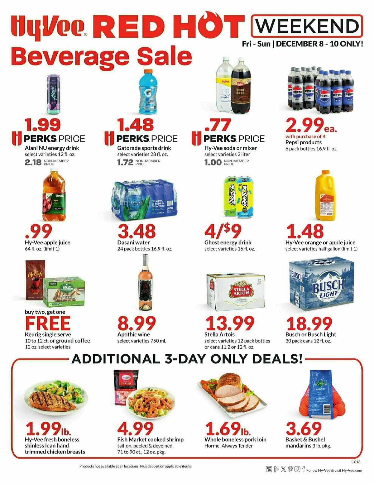 HyVee Red Hot Weekend Deals & Ads from December 8