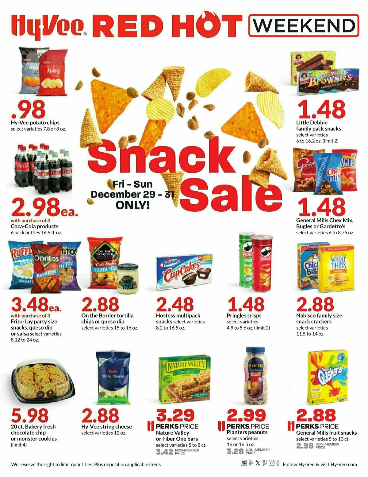 HyVee Red Hot Weekend Deals & Ads from December 29
