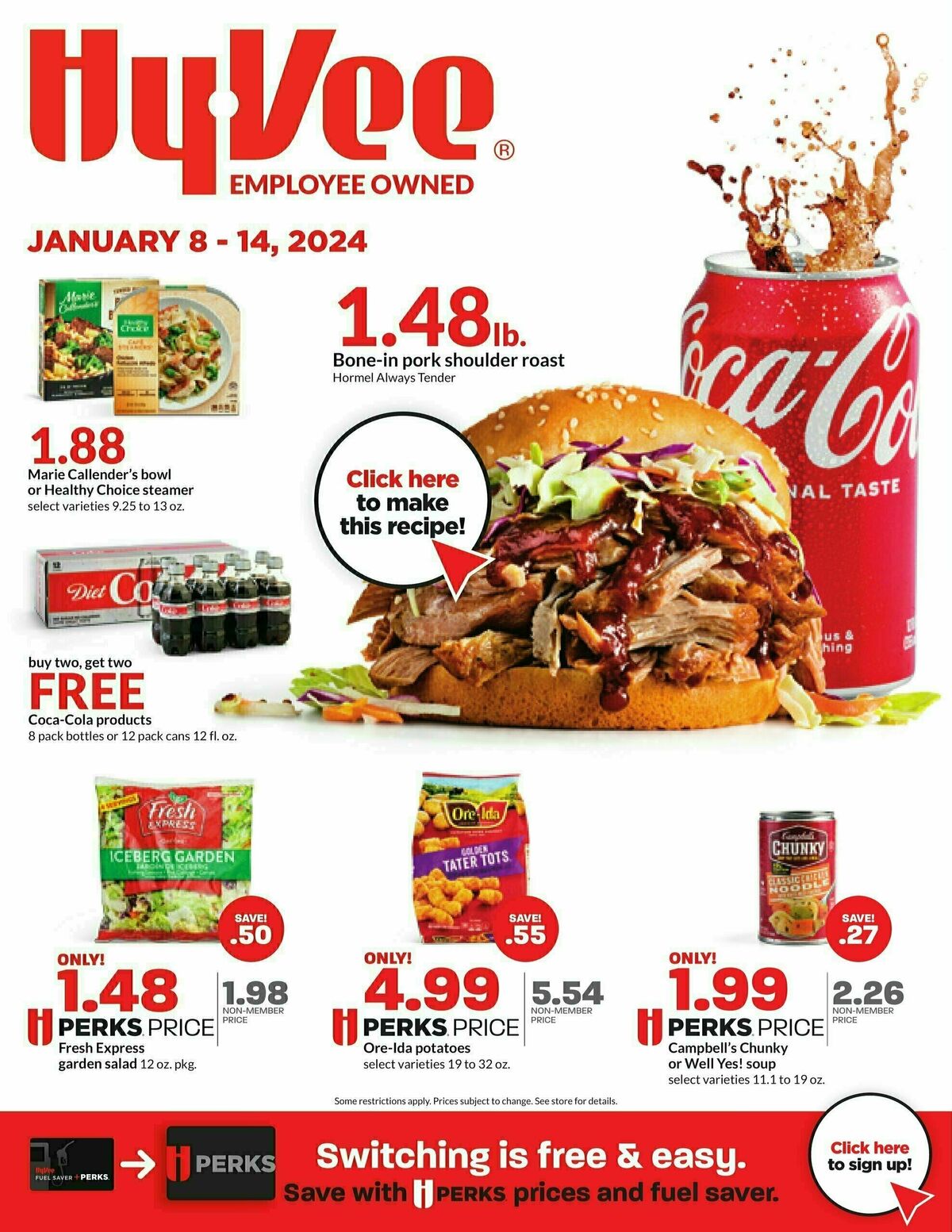 HyVee Deals & Ads from January 8