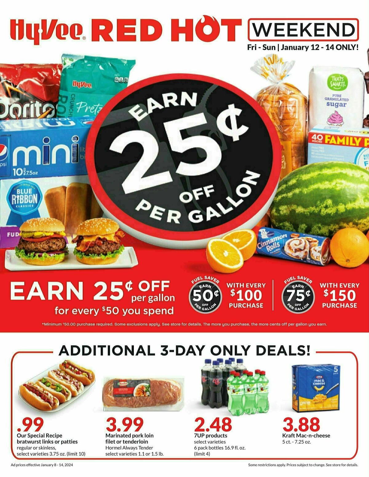 HyVee Red Hot Weekend Deals & Ads from January 12